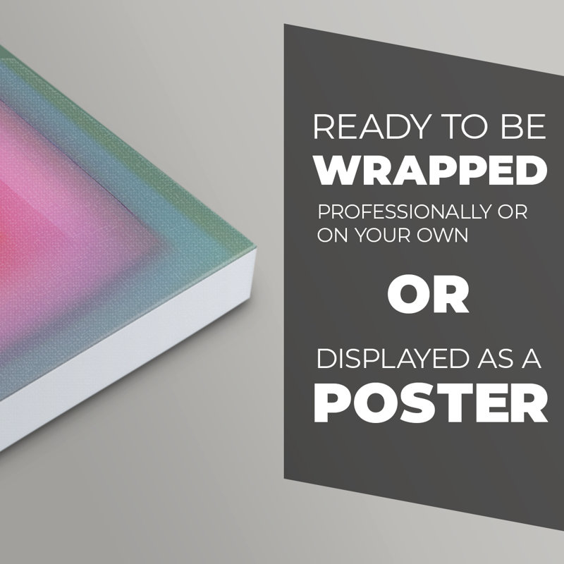 Vibrant Aura II -Canvas Print Only - NOT FRAMED, 18" H x 12" W