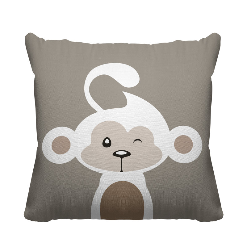 Coussin intérieur Ollie, 15 po x 15 po, Truite, Carré
