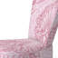 Chaise d'appoint rembourrée Pink Damask