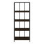 Bookshelf, Bookcase, Etagere, 4 Tier, 62"H, Office, Bedroom, Laminate Metal, Contemporary, Modern-179415048