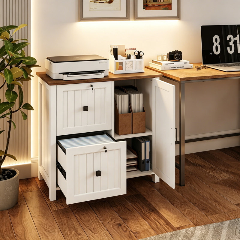 80cm Wide 2 -Drawer File Cabinet