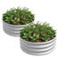 2 PCS, grand lit rond surélevé Garedn, lits surélevés en métal pour les légumes, jardinière surélevée pour jardin extérieur, jardinière pour patio surélevée pour fleurs, herbes-376894514-376894516
