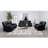 Elodie Black Upholstered Motion Reclining Loveseat-1371116983-1371116977