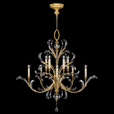 Beveled Arcs 10 - Light Chandelier