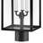 Campbell 24.5" Three Light Outdoor Post Mount Lantern with Clear Glass
