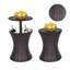 Keyone Round Outdoor Bar Table - 44 cm W 44 cm D