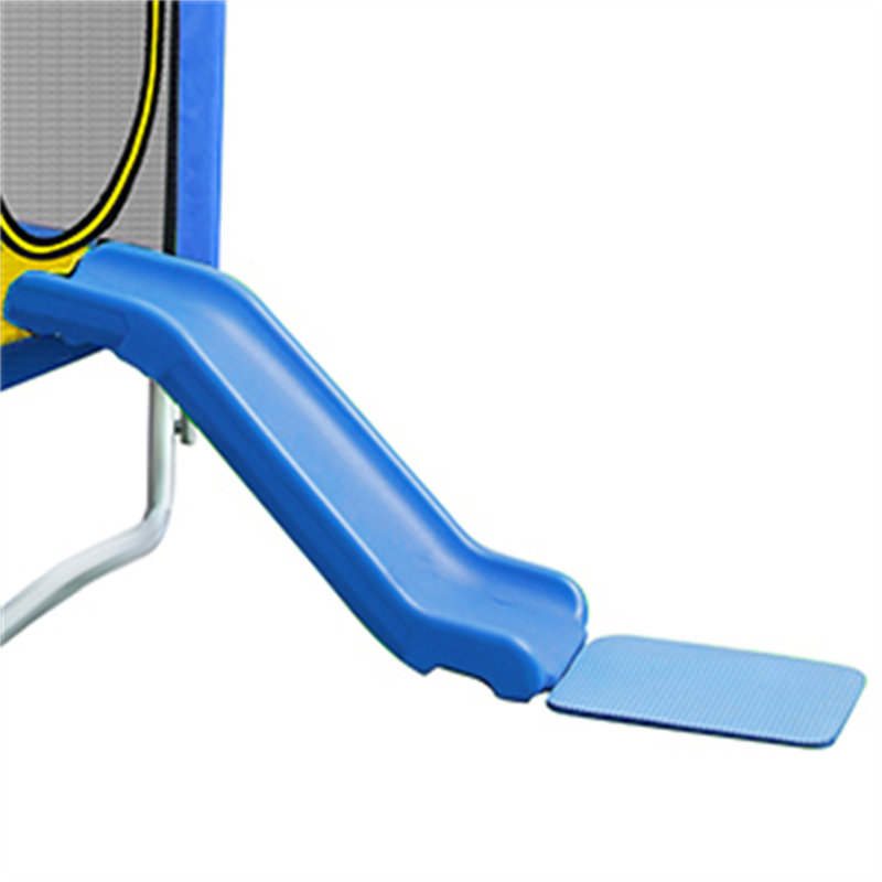 Trampoline 7 pieds pour enfants avec filet de sécurité, Bleu
