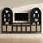 84.25''H Rattan Arched Bookcase With Adjustable Shelf-1152982162