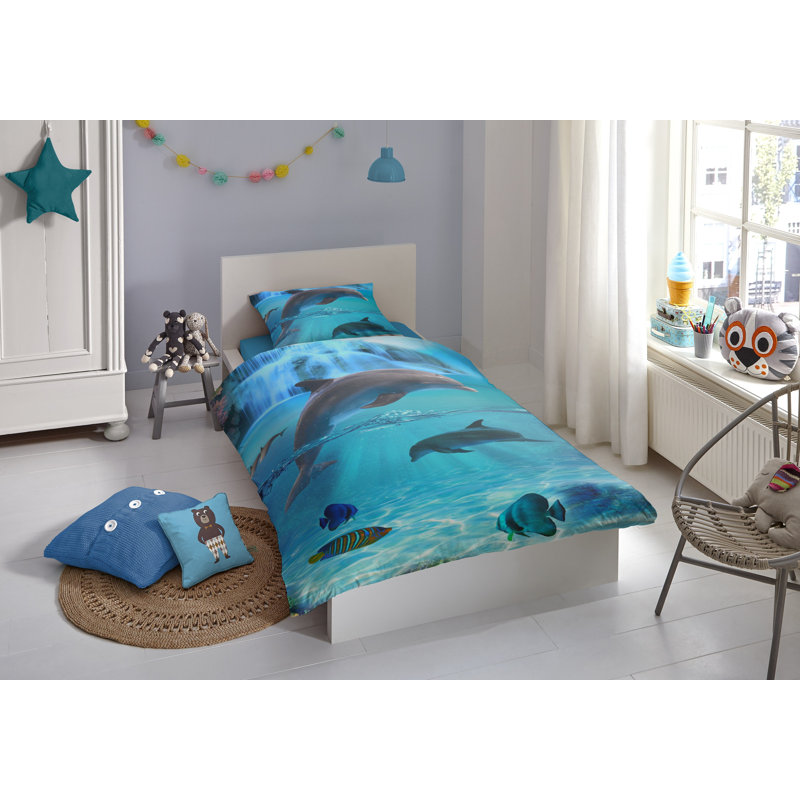 Will Graphic Print & Text Duvet Cover Set with Pillowcases
