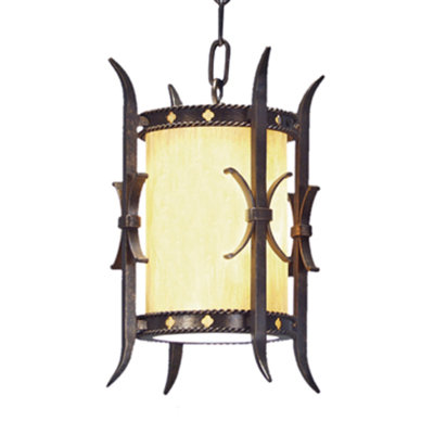 Thorine 1 - Light Gilded Tobacco Unique/Statement Pendant