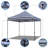 10 Ft. W x 10 Ft. D Steel Pop-Up Canopy The Pop Up Canopies-57003699
