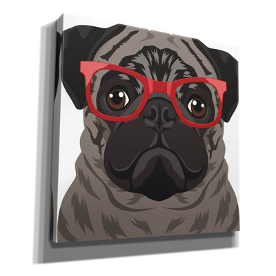 "Carlin portant des lunettes de hipster 3" par Furbaby Affiliates