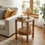 Solid Wood End Table