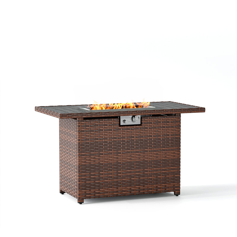 Treyshun 10 - Person Outdoor Seating Group with Fire Pit Table, Gray