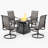 Leonard 4 - Person Patio Dining Set with Square Table