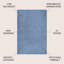 Tapis intérieur / extérieur bleu Amidon-1720673389