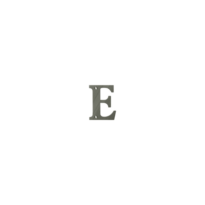 4" H Brass House Letter, Lifetime Brass, B
