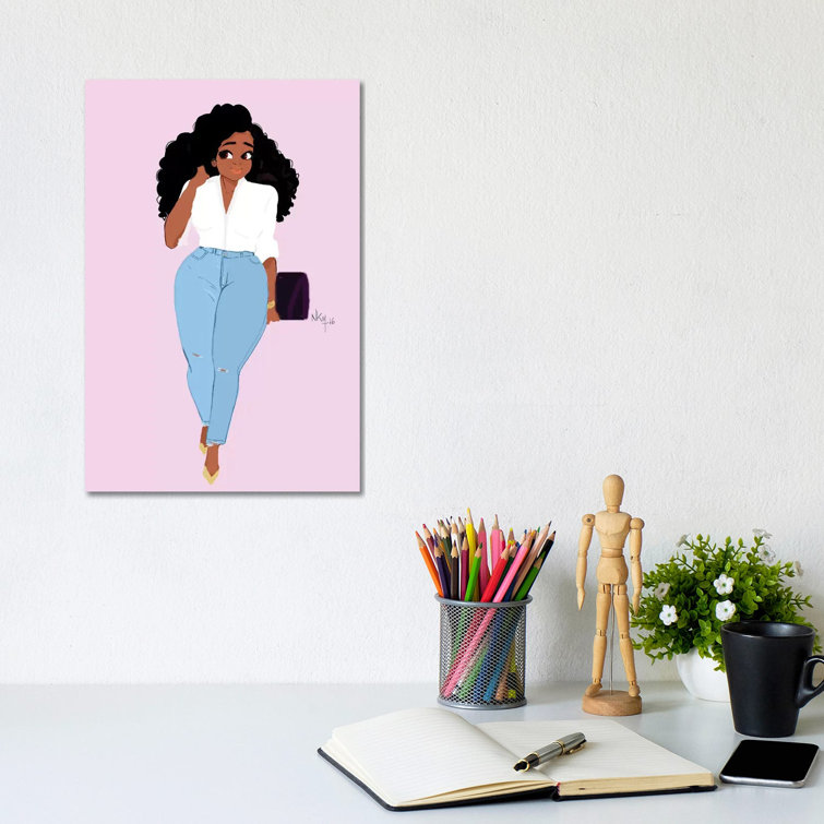 Big Beautii Jeans by Nicholle Kobi - Print on Canvas
