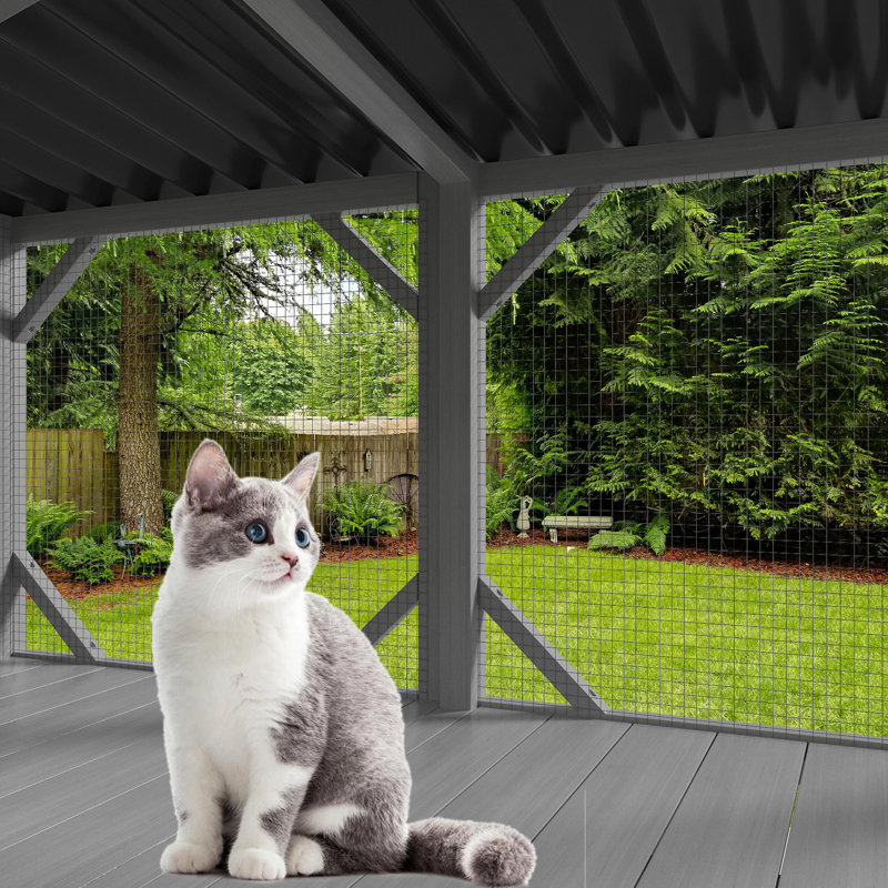 Grand perchoir pour fenêtre de chat - offre un endroit confortable et sécuritaire pour les chats. Le siège spacieux offre une vue panoramique de l'extérieur