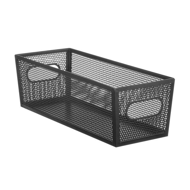 16 x 6 x 5 Perforated Bin, Matte Black