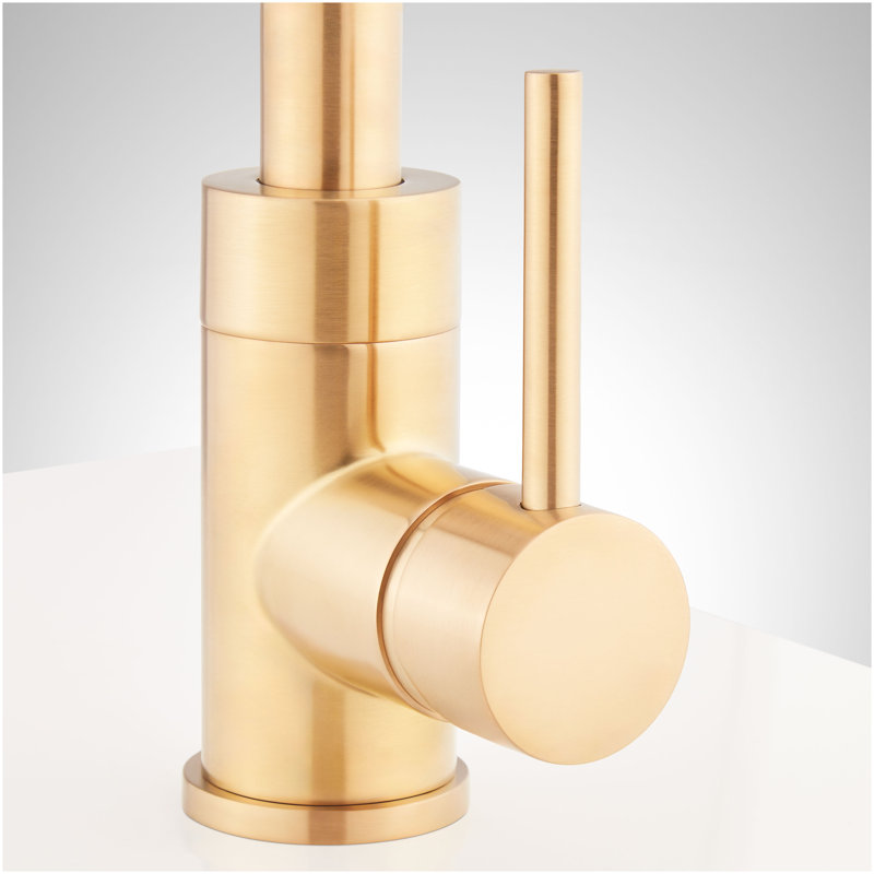 Ravenel Single-Hole Pull Down Bar Faucet - Brushed Gold, Brushed Gold
