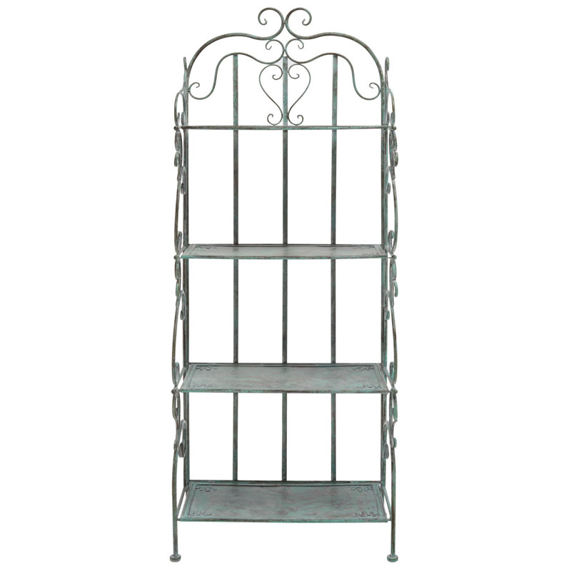 Support pour plante Angellyn, Vert antique
