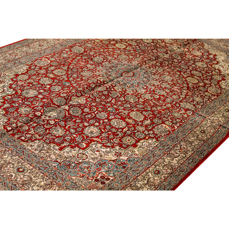 Hand Woven Silk Oriental Area Rug