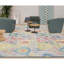 Neo Villa Abstract Area Rug in Yellow/Blue/Red-101838181