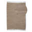 Chindi Uni Solid Colour Hand Crafted Hand Braided Taupe Area Rug-99999118