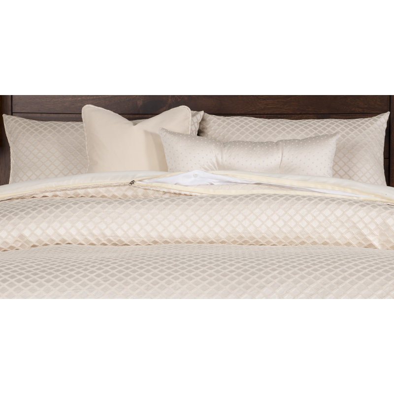 Lyra Modern & Contemporary Cotton Blend Duvet Cover & Insert, Queen