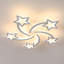 Dimmable 5-Light LED Modern Ceiling Light Fixture with Remote Control-2120421560-2120421557-2120421555