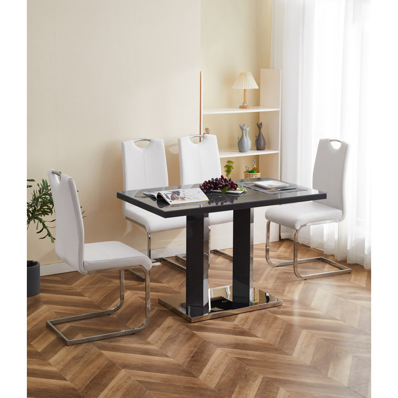Atuf Dining Set, White
