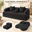 Upholstered 70.07 " Chenille Sofa-1494875235