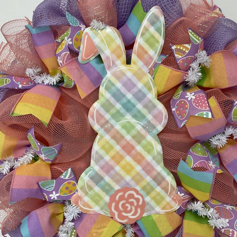 Couronne de lapin écossais à motif écossais