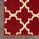 Tapis rouge à motif géométrique Hankinson Prague