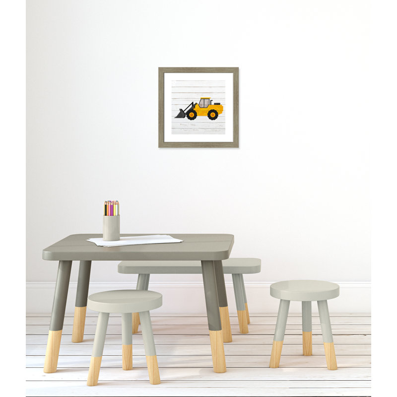 Sécurité-premier 3, H 18 po x l 18 po x P 0,63 po, Encadré plat de bois de grange gris