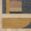 Tapis abstrait ivoire / brun / gris foncé Sirmans-220811084