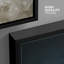 Œuvre de décoration murale minimaliste bleu marine foncé en nuage bicolore 2-IRS28-98126429-98126431