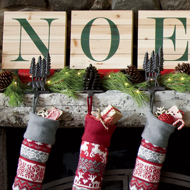 Porte-chaussette de peuplement pinecone