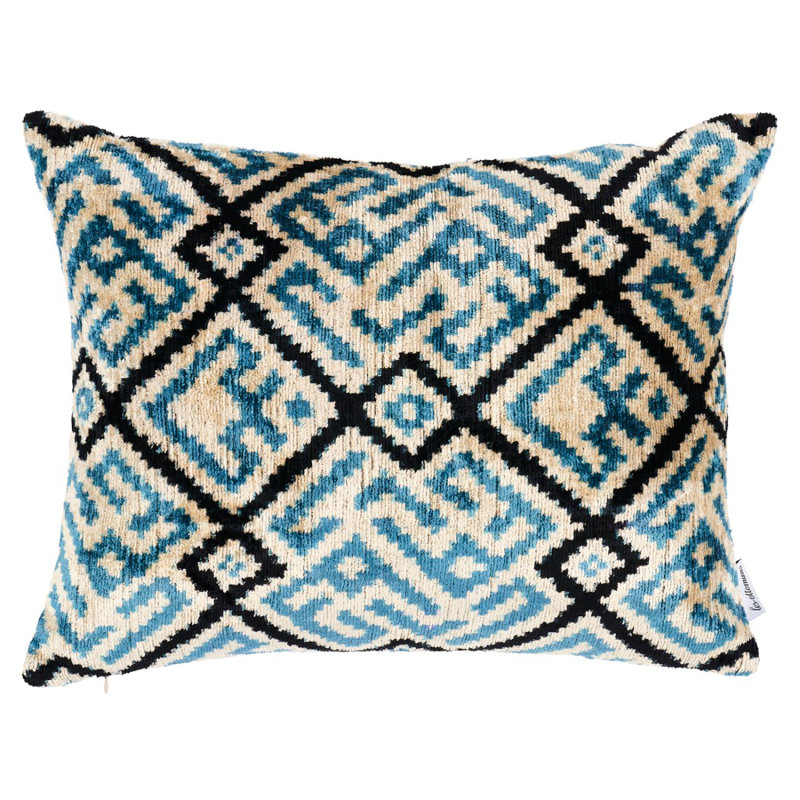 Edirne Silk Velvet Lumbar Pillow