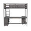 Lit mezzanine simple avec bureau en U, tiroirs et tablettes de rangement-1683172064