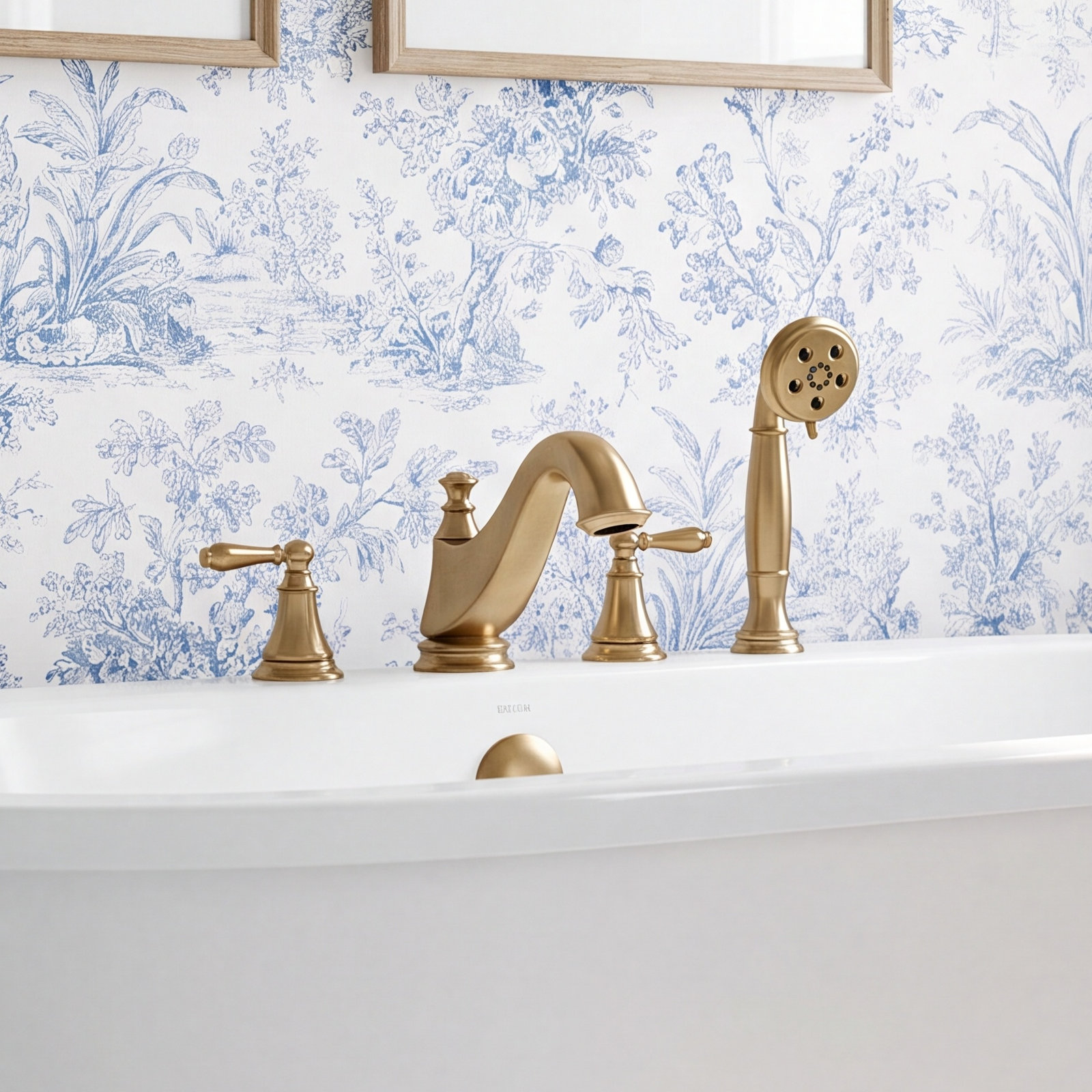 Cassidy™ Deck-Mounted Roman Tub Faucet, Brilliance Champagne Bronze