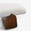 Banc de chevet blanc uni