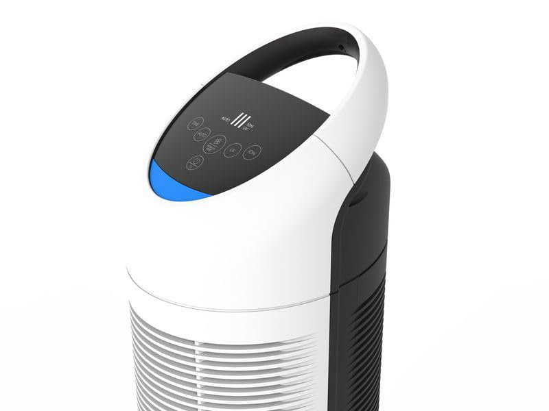 Boneco P300 Air Purifier White with HEPA Filter, Pre Filter, Ionizer, UV-C Lamp and Photo Catalyst Filter - Pollen, Smoke and Fine Dust Remover