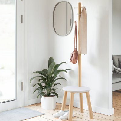 Freestanding 6 - Hook Coat Rack