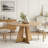 47" Round Dining Table For 4-7 People, Modern Wood Kitchen Table With Sturdy Metal Base, Large Round Dinner Table For Dining Room, Easy Assembly-416538221