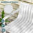 Patio Loveseat 2-Person Bench w/ Curved Backrest Slatted Design for Backyard White-1345272355