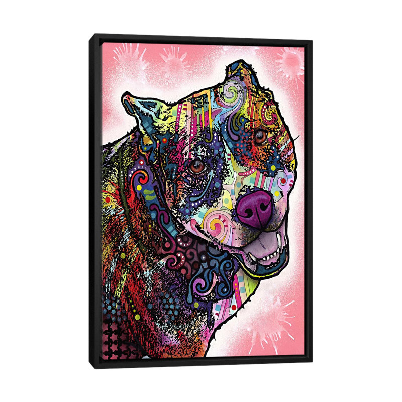 " Indelible " by Dean Russo, 26" H x 18" W x 1.5" D, Black Framed