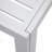 Chaise longue d'extérieur blanche avec table d'appoint et coussins Leisuremod Chelsea-104563024-70773699