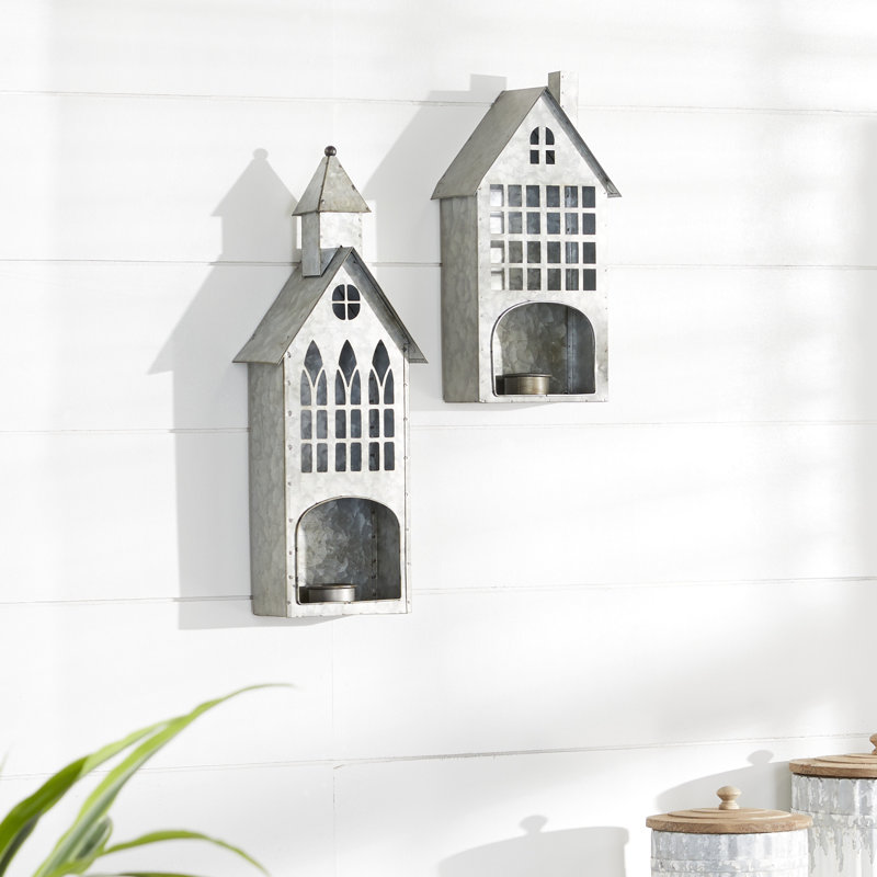 17.2'' H Metal Tabletop Lantern